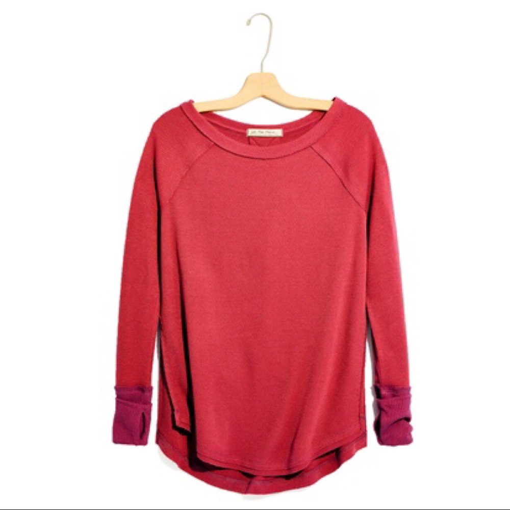 FREE PEOPLE BOHO FLOWY TUNIC TOP PULLOVER A2C - Picture 5 of 16